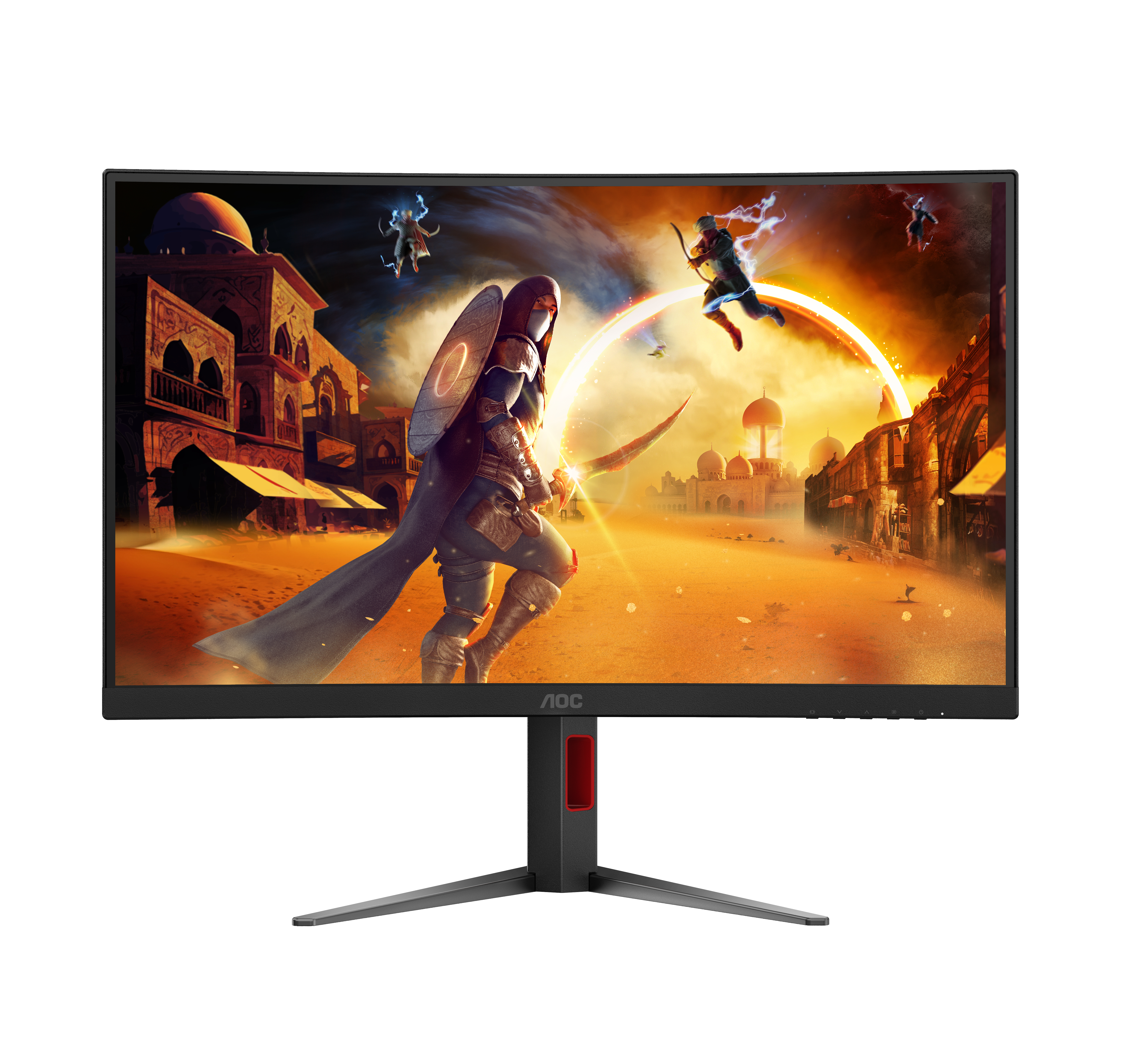 AOC G4 Gaming computer monitor 68.6 cm (27) 2560 x 1440 pixels Quad HD LED Black, Red