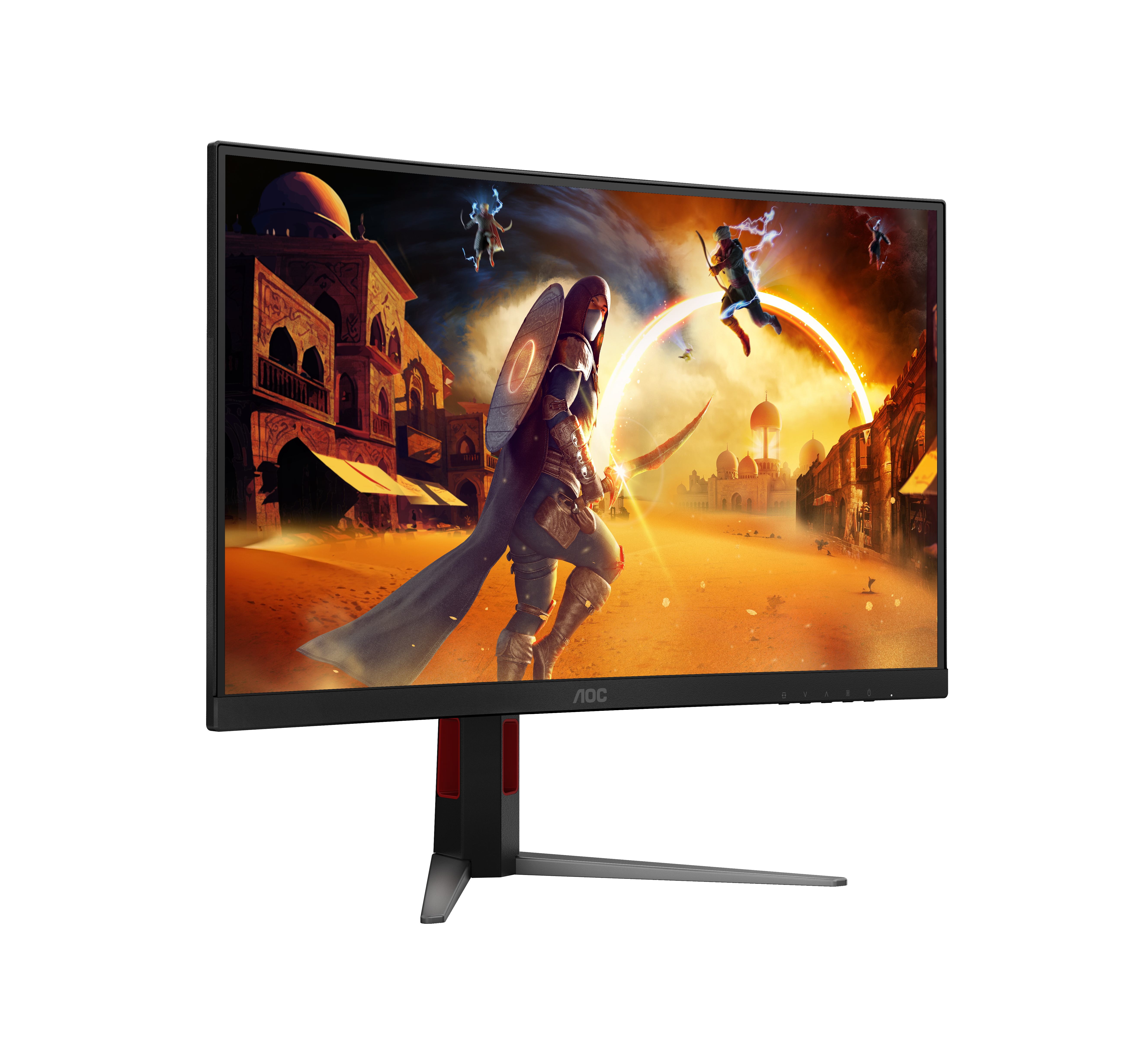 AOC G4 Gaming computer monitor 68.6 cm (27) 2560 x 1440 pixels Quad HD LED Black, Red