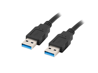 Lanberg USB-A M/M 3.0 Kabel schwarz - Kabel - Digital/Daten