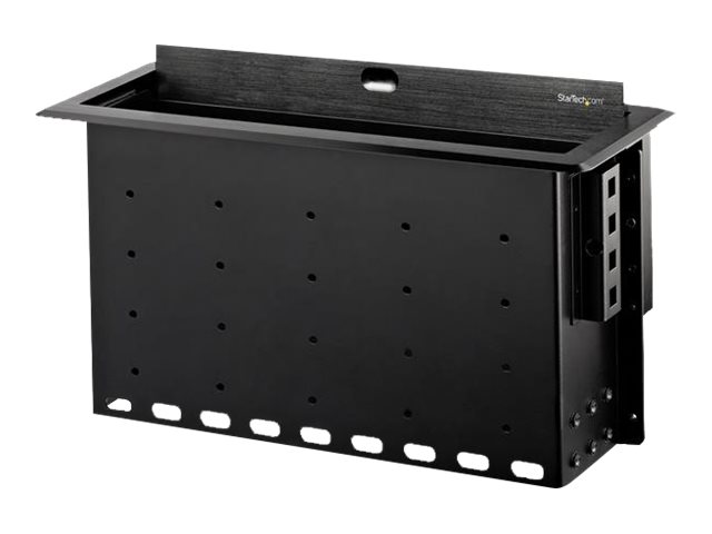 StarTech.com BOX4MODULE organizer per cavi Scrivania Scatola portacavi Nero 1 pz