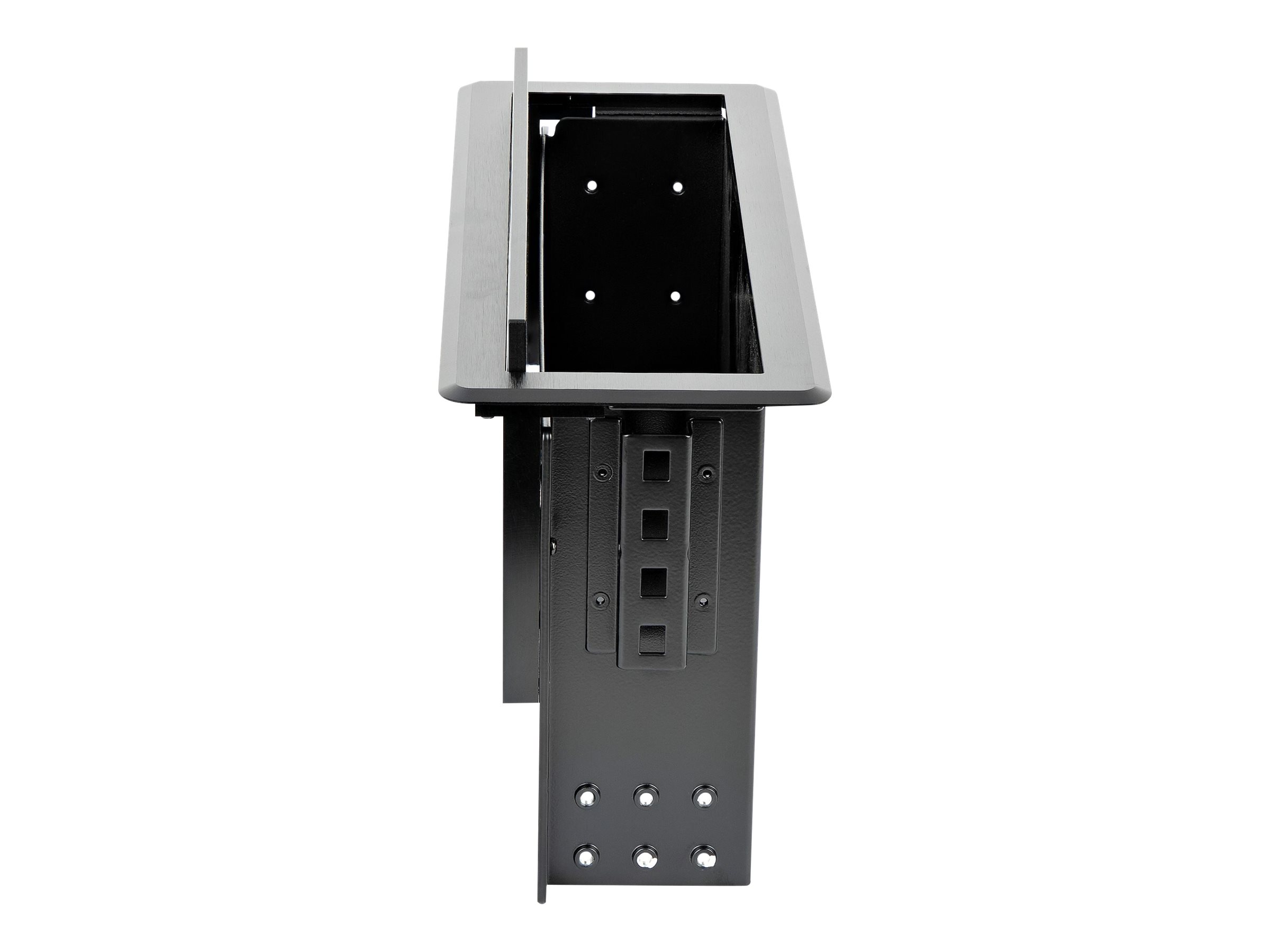 StarTech.com BOX4MODULE organizer per cavi Scrivania Scatola portacavi Nero 1 pz