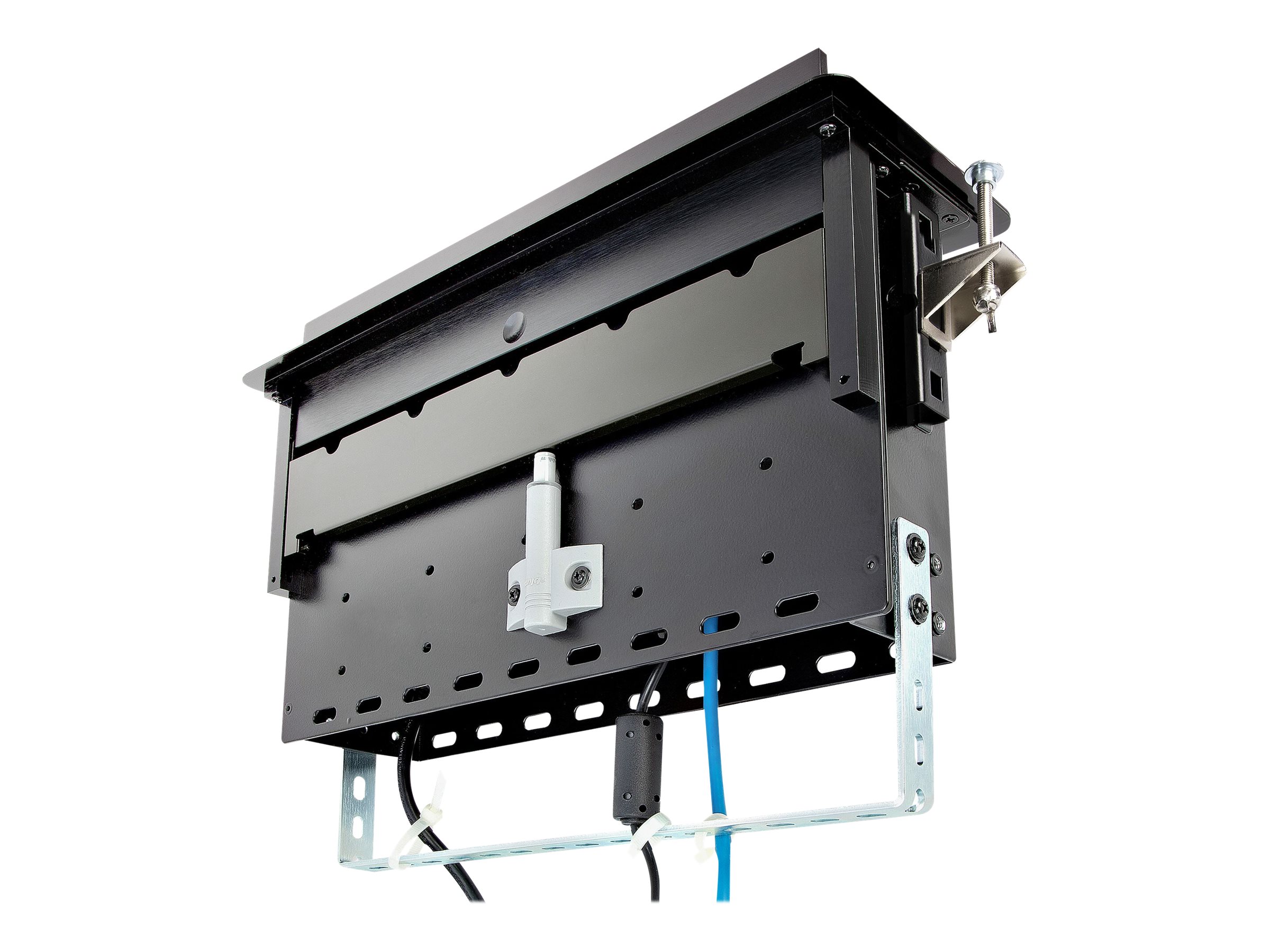 StarTech.com BOX4MODULE organizer per cavi Scrivania Scatola portacavi Nero 1 pz