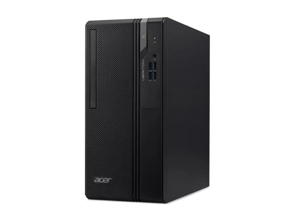 Acer Veriton S2 VS2720G - Mid tower - Core i3 i3-14100 / 3.5 GHz - RAM 16 GB - SSD 512 GB - UHD Graphics 730 - Wi-Fi 6E, Bluetooth 5.3, 1GbE - WLAN: 802.11a/b/g/n/ac/ax (Wi-Fi 6E)