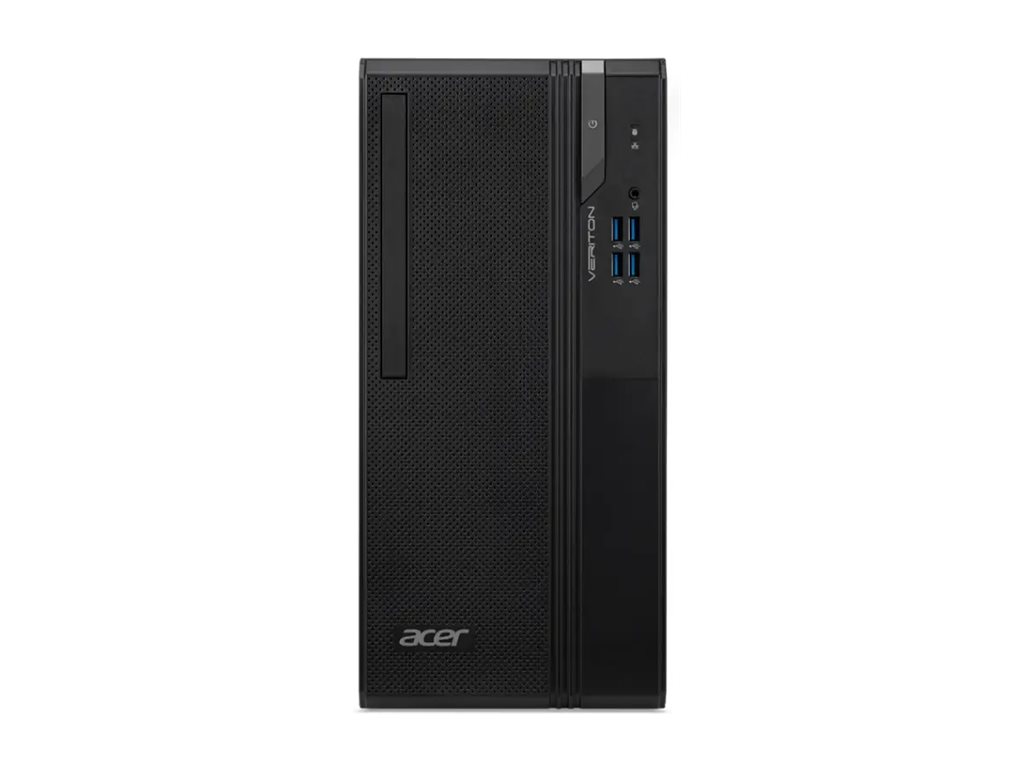 Acer Veriton S2 VS2720G - Mid tower - Core i3 i3-14100 / 3.5 GHz - RAM 16 GB - SSD 512 GB - UHD Graphics 730 - Wi-Fi 6E, Bluetooth 5.3, 1GbE - WLAN: 802.11a/b/g/n/ac/ax (Wi-Fi 6E)