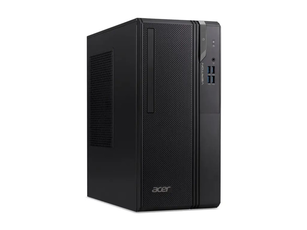 Acer Veriton S2 VS2720G - Mid tower - Core i3 i3-14100 / 3.5 GHz - RAM 16 GB - SSD 512 GB - UHD Graphics 730 - Wi-Fi 6E, Bluetooth 5.3, 1GbE - WLAN: 802.11a/b/g/n/ac/ax (Wi-Fi 6E)