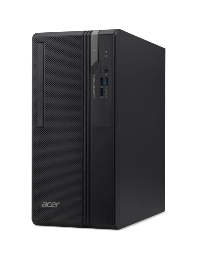 Acer Veriton S2 VS2720G - Mid tower - Core i3 i3-14100 / 3.5 GHz - RAM 16 GB - SSD 512 GB - UHD Graphics 730 - Wi-Fi 6E, Bluetooth 5.3, 1GbE - WLAN: 802.11a/b/g/n/ac/ax (Wi-Fi 6E)