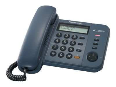 Panasonic KX-TS580GC - Telefon mit Schnur mit Rufnummernanzeige/Anklopffunktion