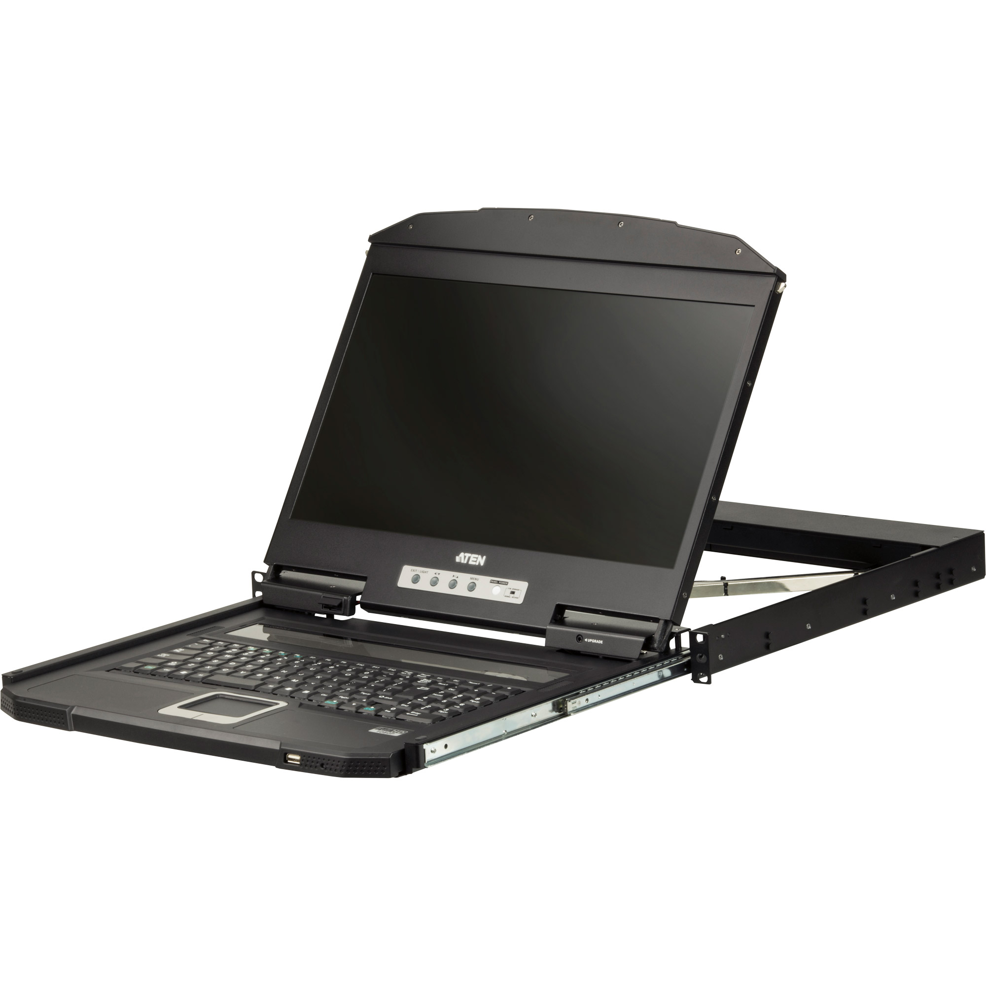 ATEN CL3100NX FR Kurze Tiefe Single Rail 18.5-LCD Konsole USB VGA