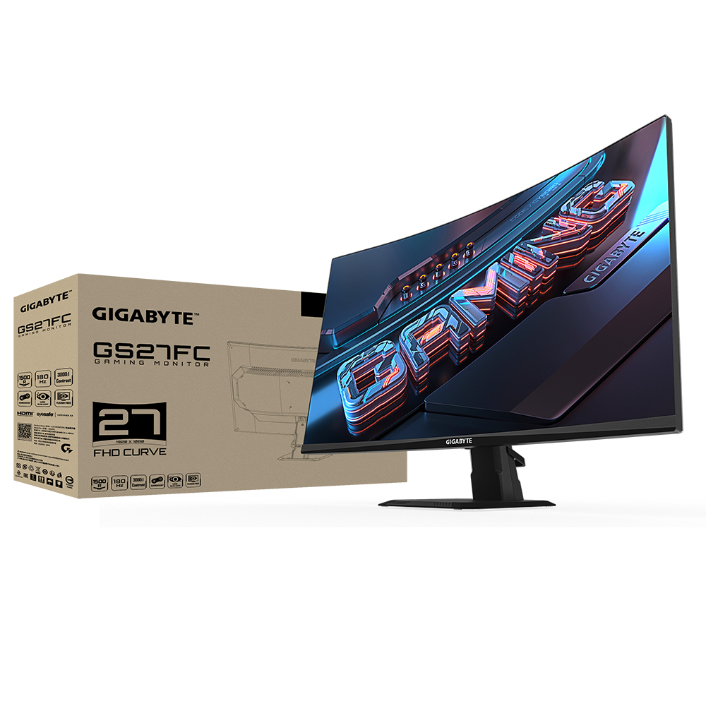 Gigabyte MONITOR GIGABYTE LED 27 GS27FC 180Hz - Flachbildschirm (TFT/LCD)