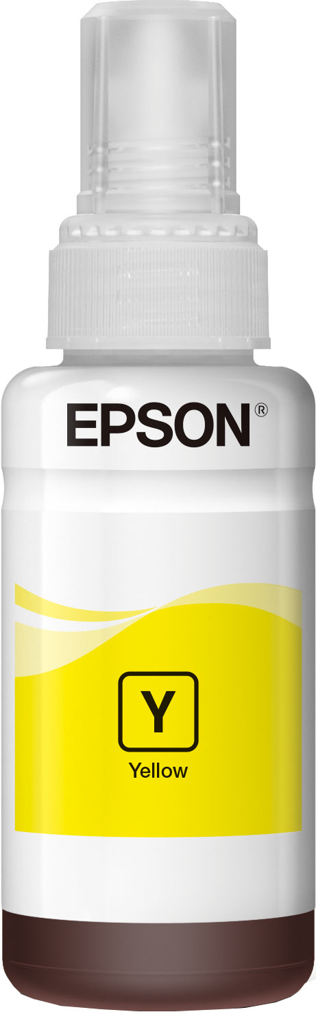 Original Epson 664 Yellow Ink Bottle (C13T664440) - Epson EcoTank