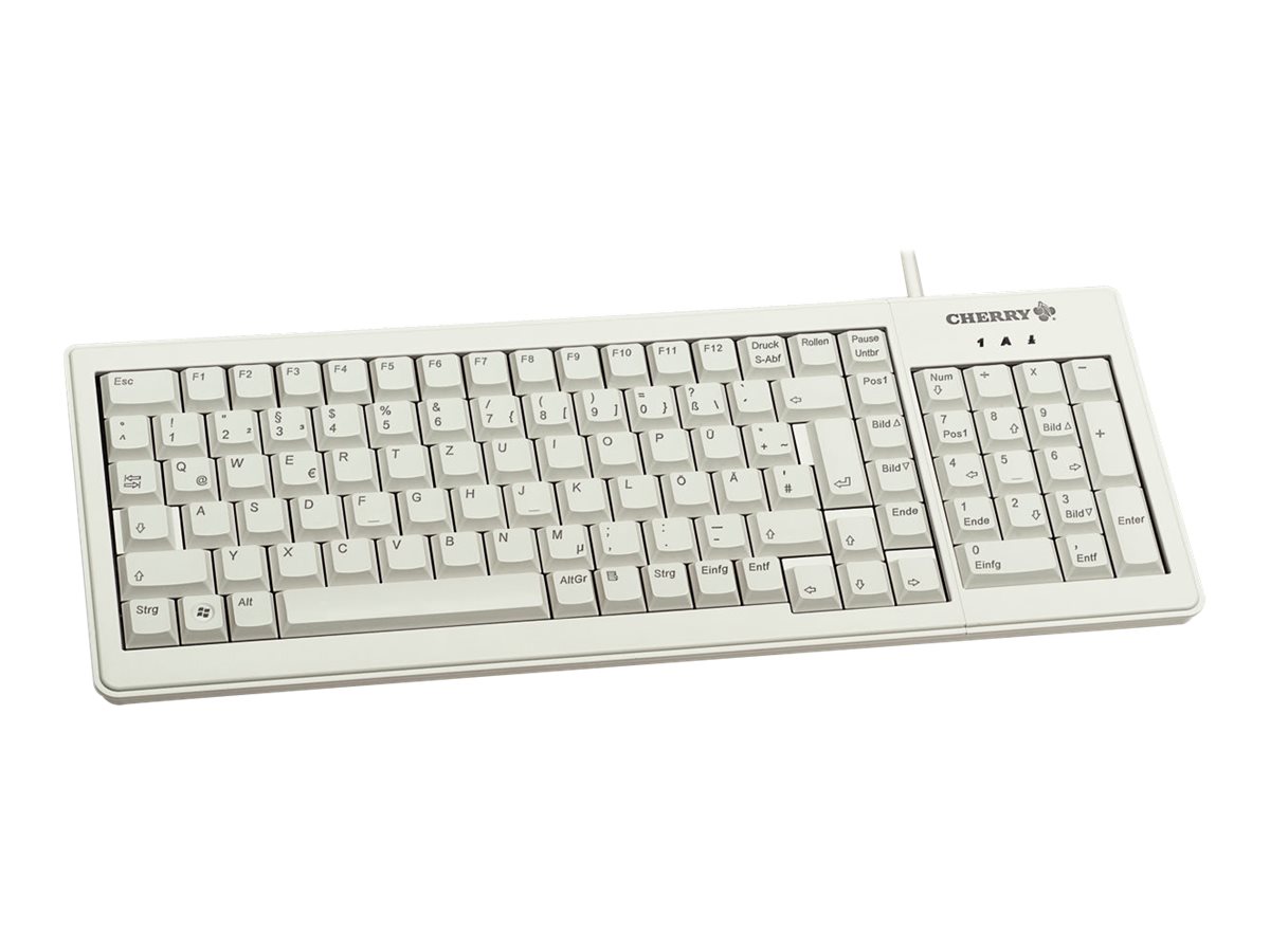 CHERRY XS G84-5200 clavier USB + PS/2 AZERTY Fran�ais Gris