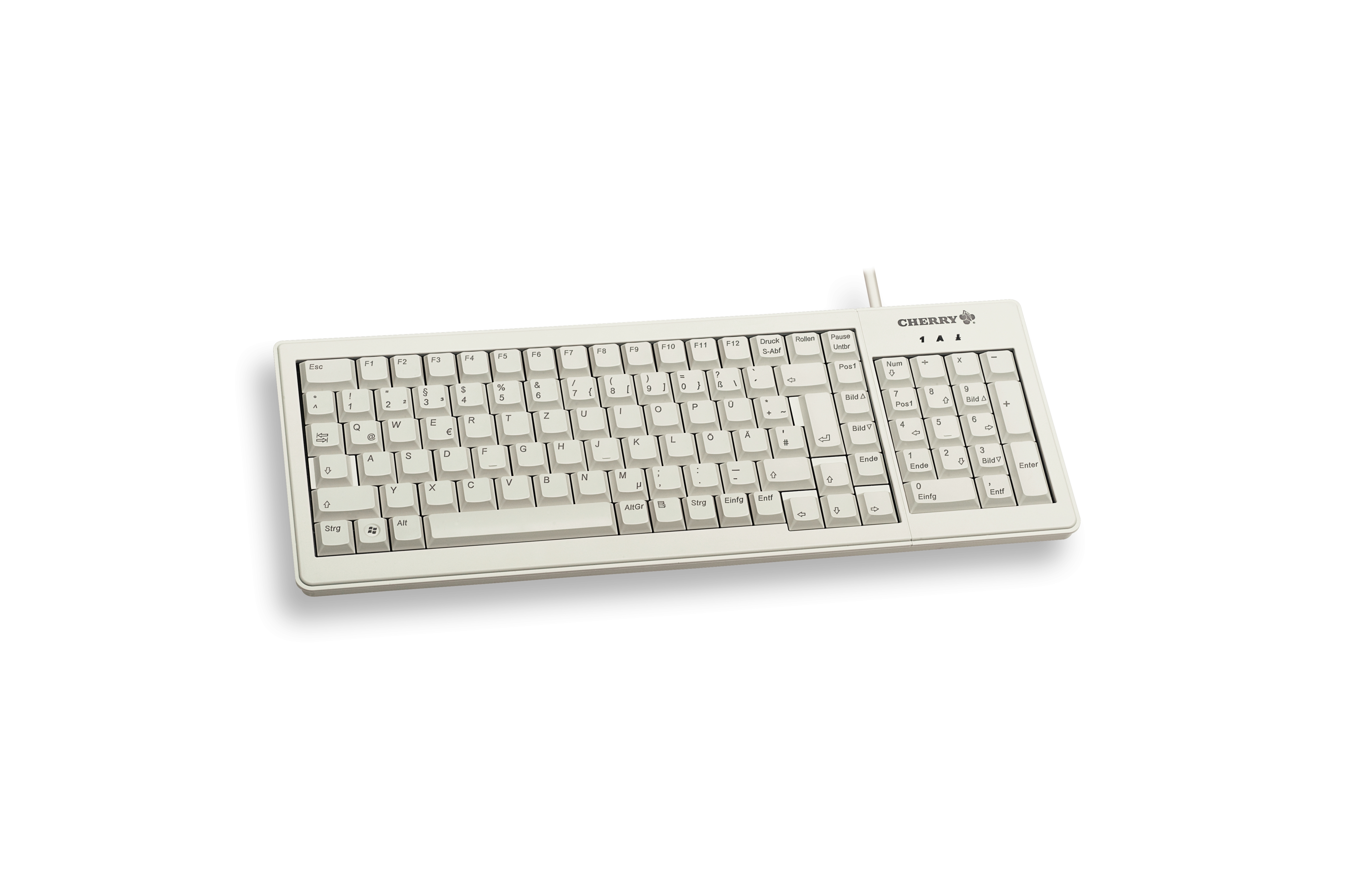 CHERRY XS G84-5200 clavier USB + PS/2 AZERTY Fran�ais Gris