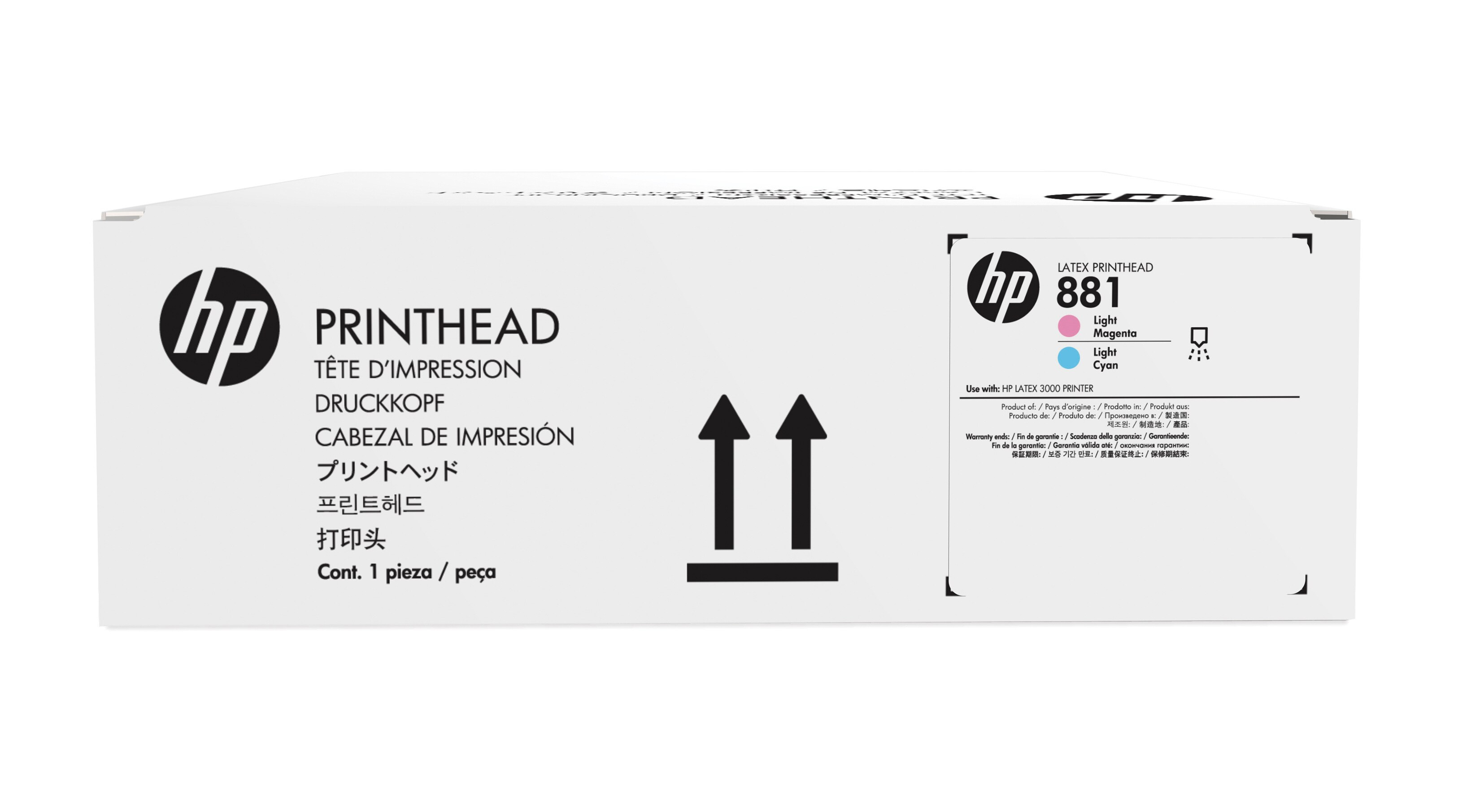 HP Cabezal de impresin Latex 881 magenta/cian claro
