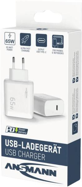 Ansmann 1001-0191 chargeur dappareils mobiles Tablette, Smartphone, Ordinateur portable, Smartwatch, Casques, Casque Blanc Secteur Int�rieure