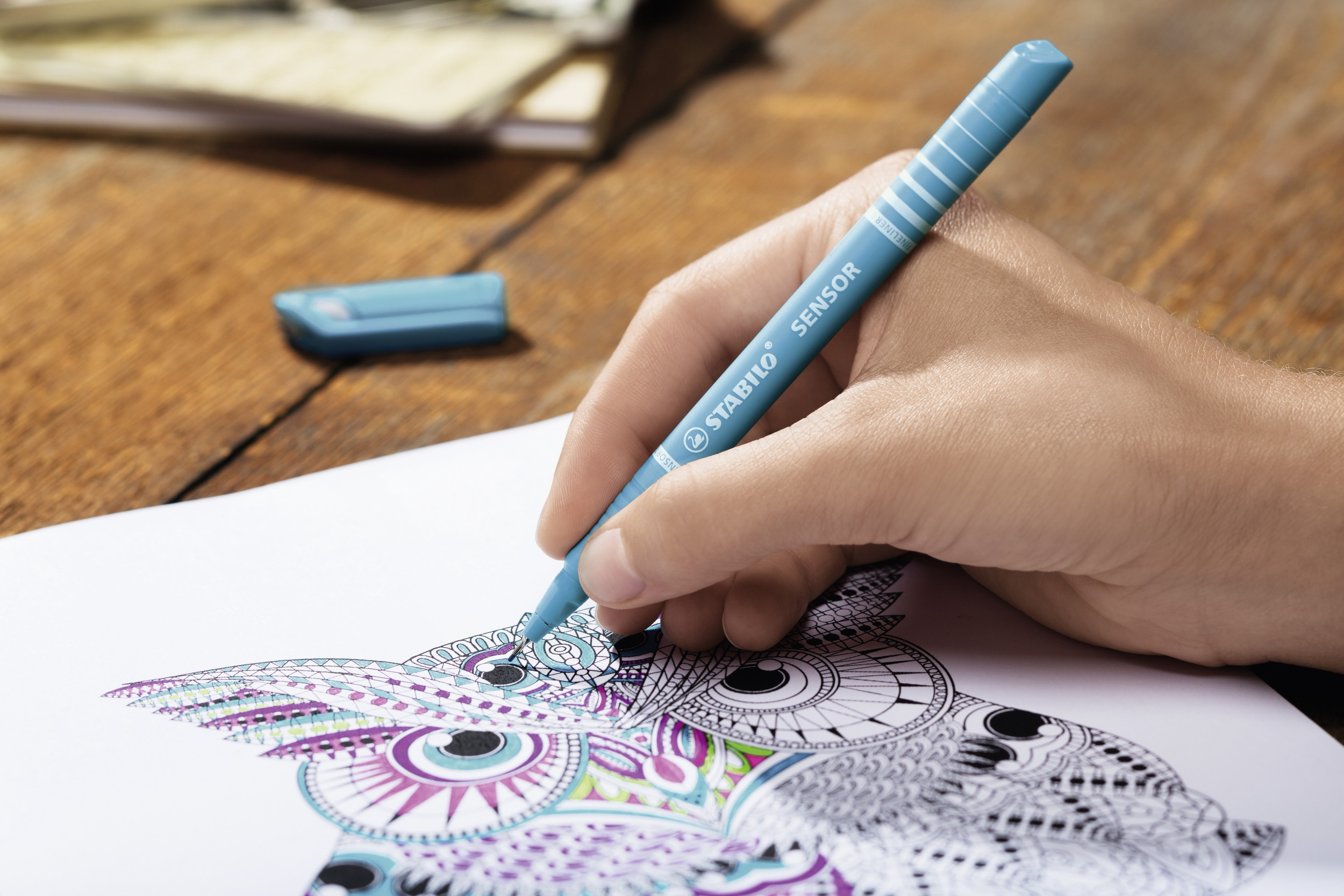 STABILO SENSOR - Fineliner - Blau - 0.3 mm