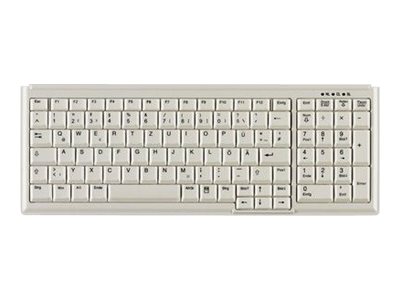 Cherry Industry 4.0 Compact Notebook Style Keyboard with NumPad PS2 Light Grey