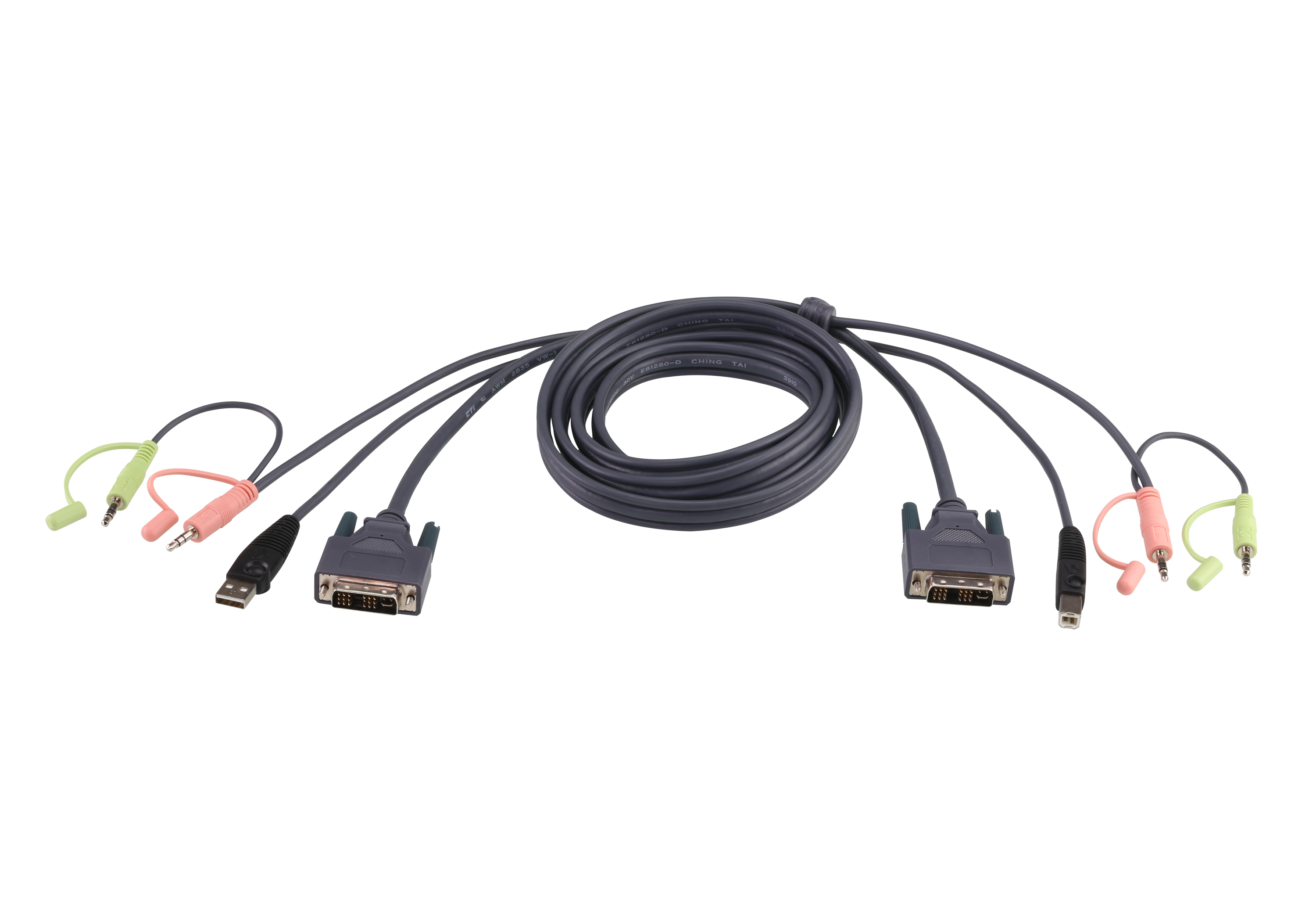 ATEN C�ble KVM DVI-D USB Dual Link 3m