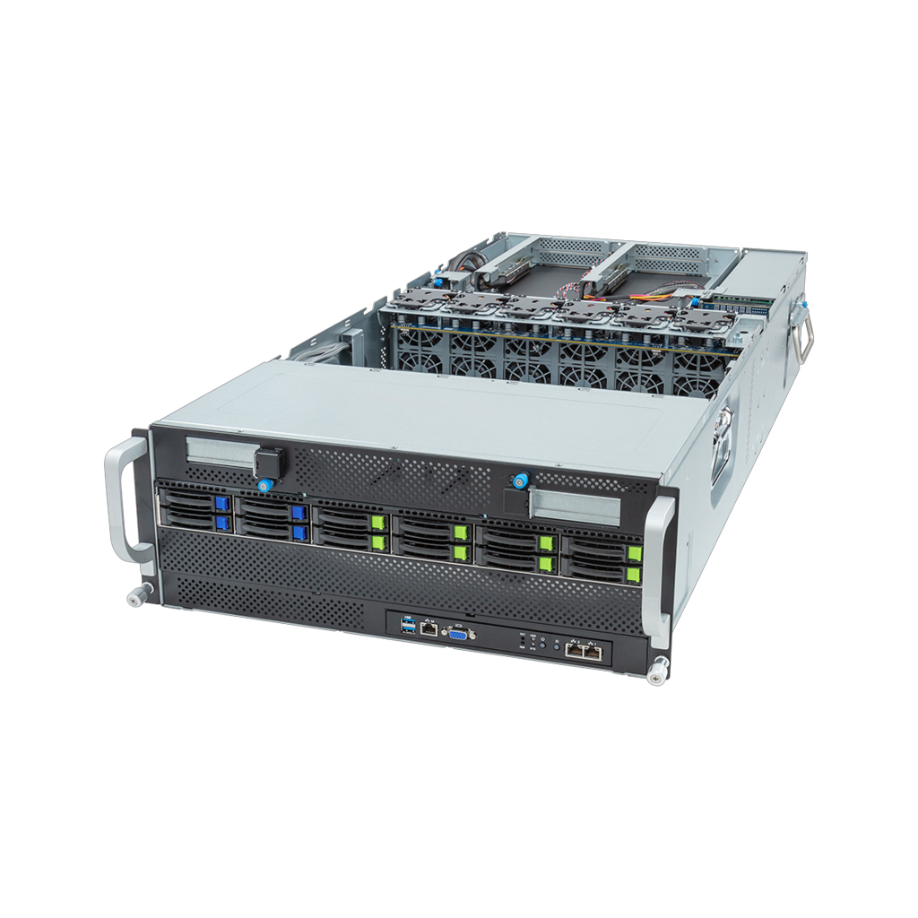 Gigabyte G493-ZB1-AAP1 rev. 3.x Rack Server 4U Dual Sockel SP5 - Server - AMD EPYC