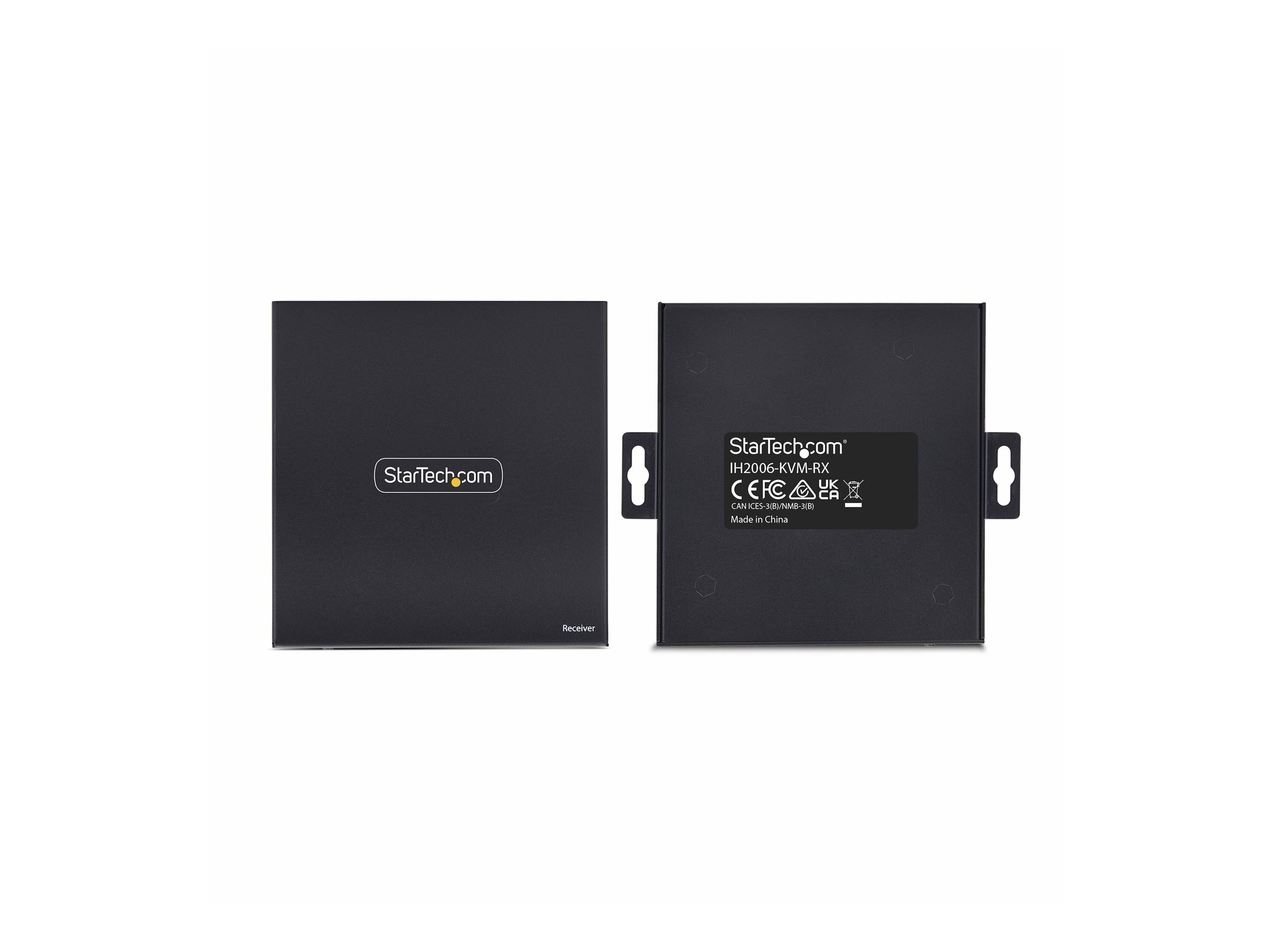 StarTech.com HDMI KVM Receiver Over IP Network for the IH2006 Product Series, 4K 60Hz, Driverless, AVoIP, Includes Mounting Kit, Receiver Only