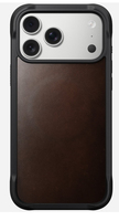Nomad Rugged Leather Case iPhone 17 Pro Max Rustic Brown Horween