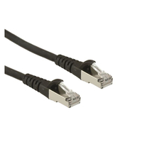 ROLINE CAT.6a S/FTP networking cable Black 1 m Cat6a S/FTP (S-STP)