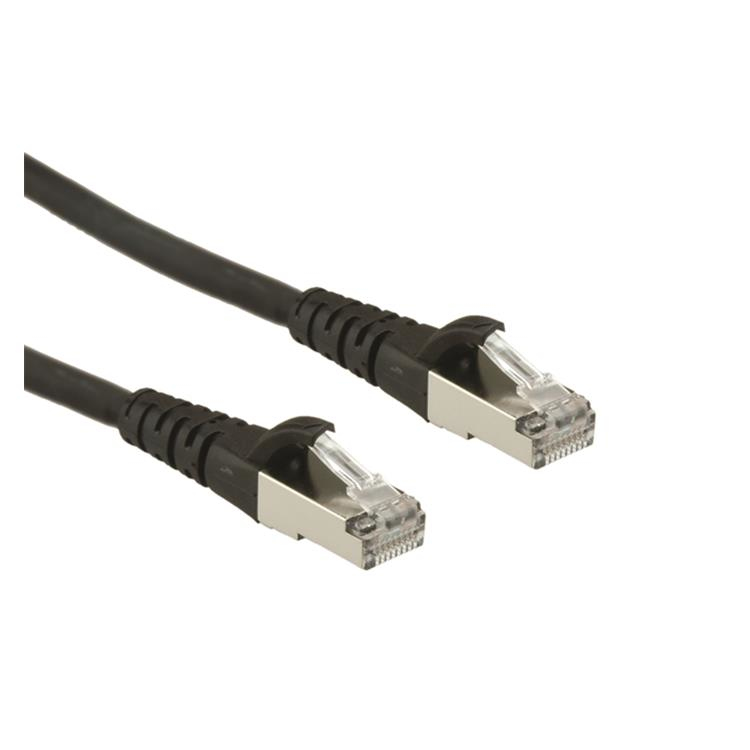ROLINE CAT.6a S/FTP cable de red Negro 1 m Cat6a S/FTP (S-STP)