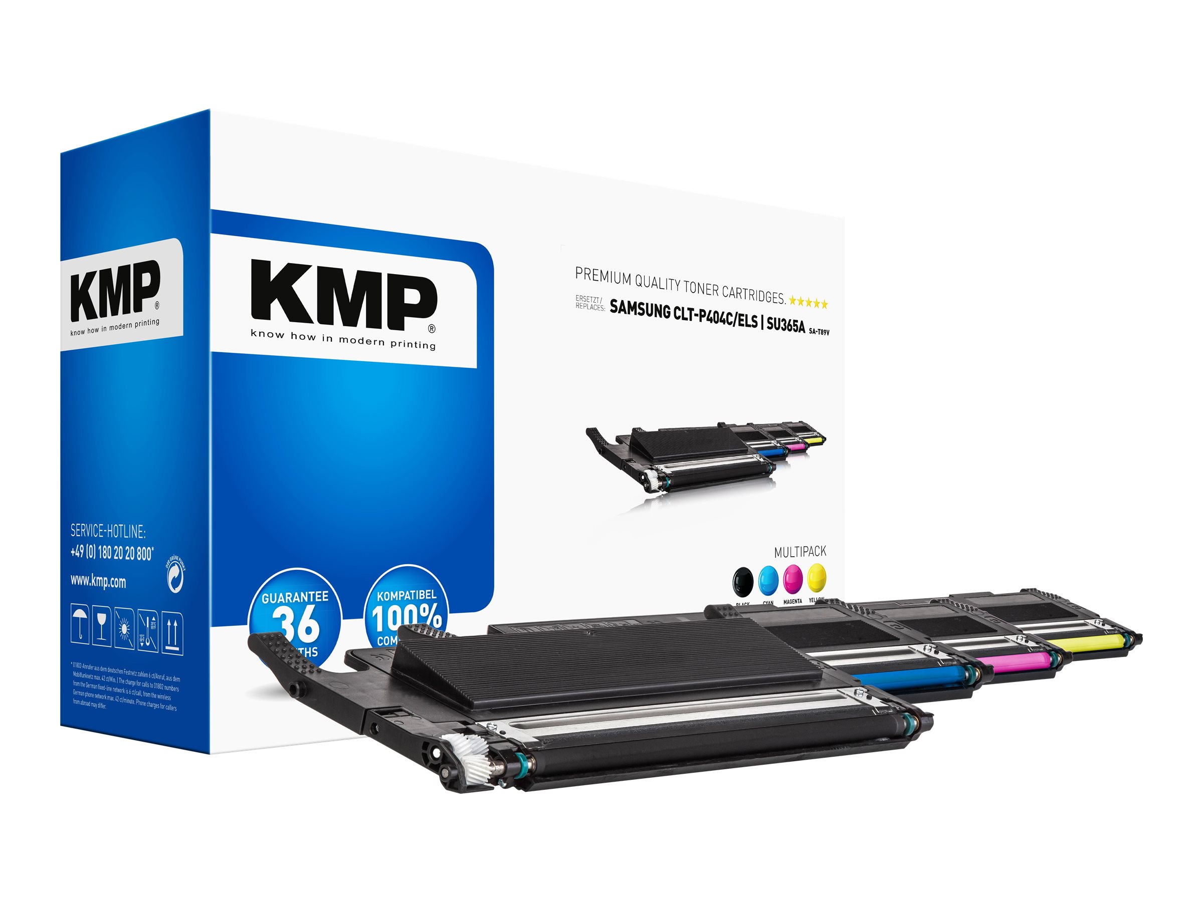 KMP 3528,0005 toner cartridge 4 pc(s) Compatible Black, Cyan, Magenta, Yellow