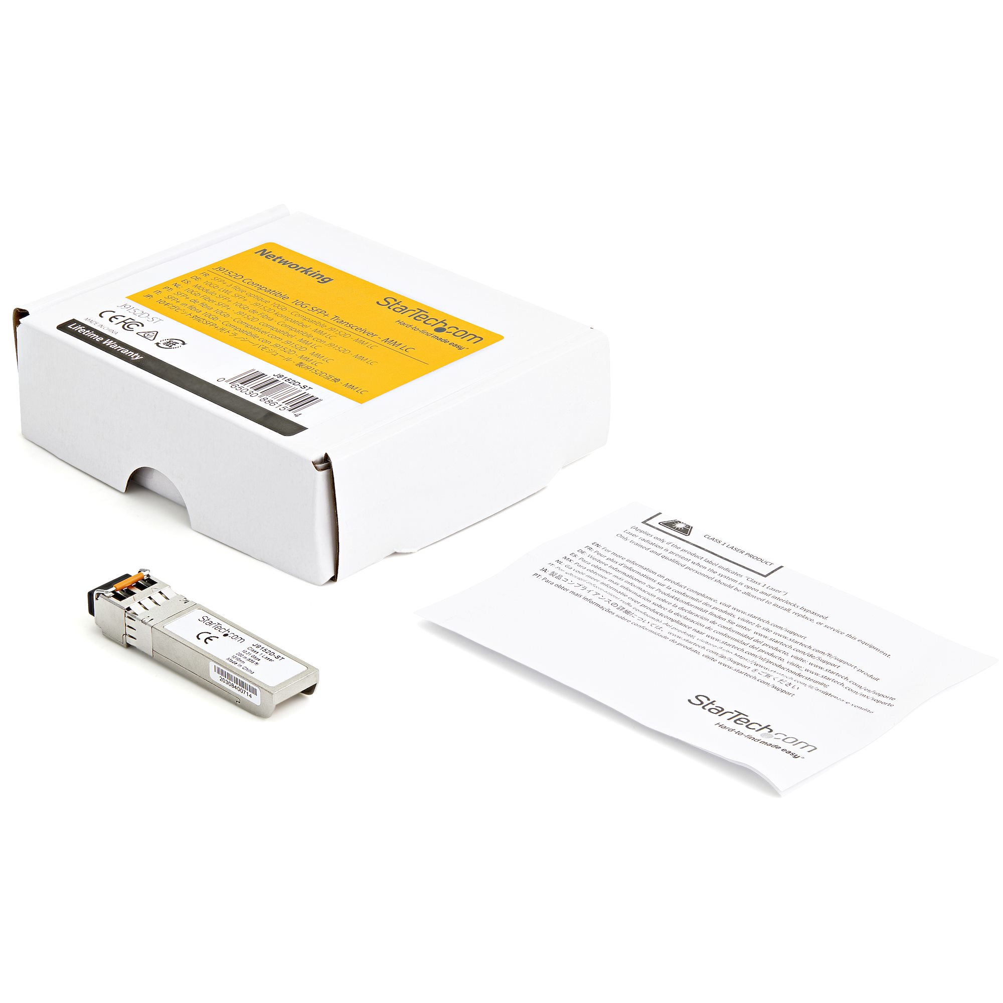 StarTech.com J9152D-ST Transceiver Modul (SFP+ Module, 10GBase-LRM HP kompatibel, Glasfaser, 1310nm, LC Multimode mit DDM)