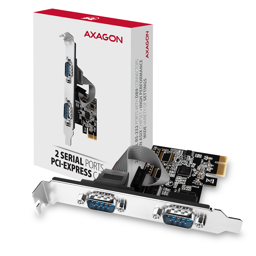Axagon PCEA-S2N scheda di interfaccia e adattatore Interno RS-232