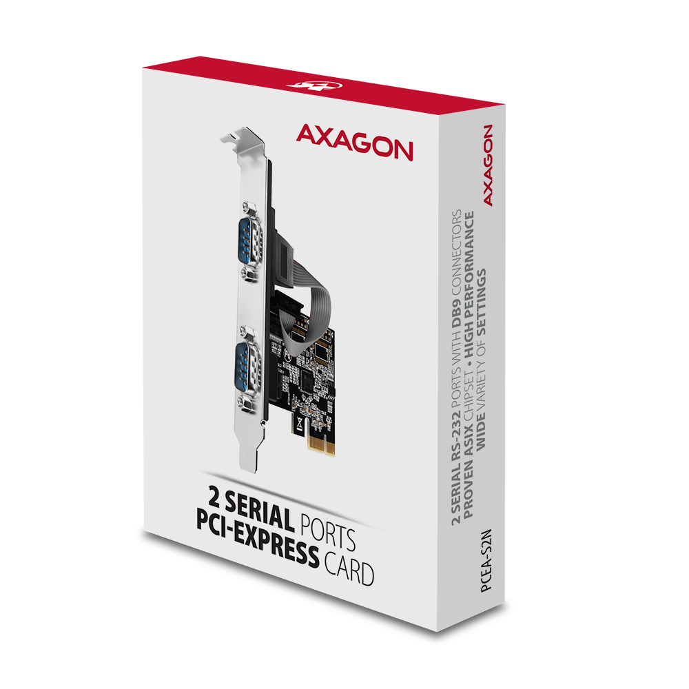 Axagon PCEA-S2N scheda di interfaccia e adattatore Interno RS-232