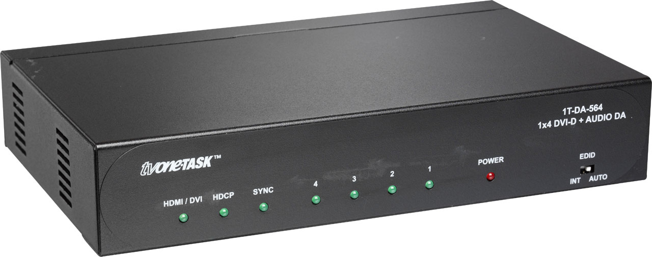 TV One Task amplificateur de ligne vid�o 225 MHz Noir