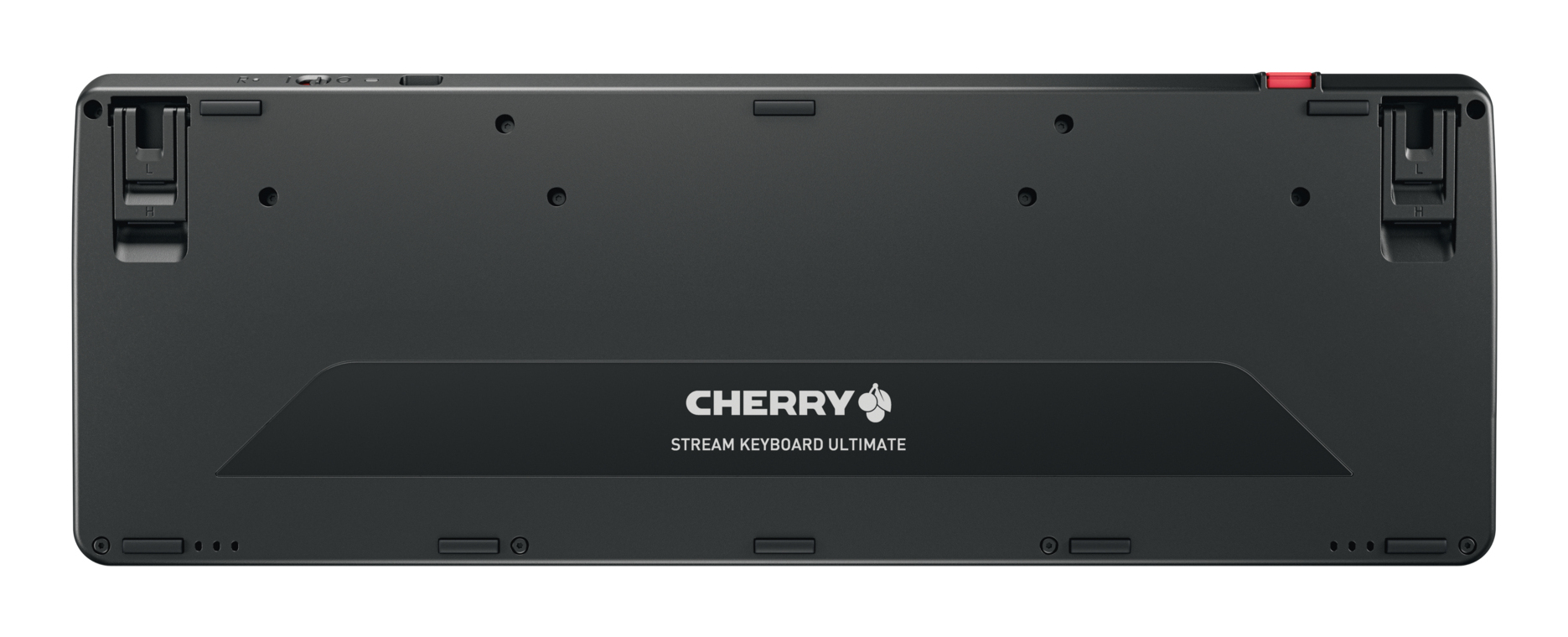 CHERRY Stream keyboard ultimate teclado Hogar / Oficina USB + RF Wireless + Bluetooth QWERTY Ingl�s Negro