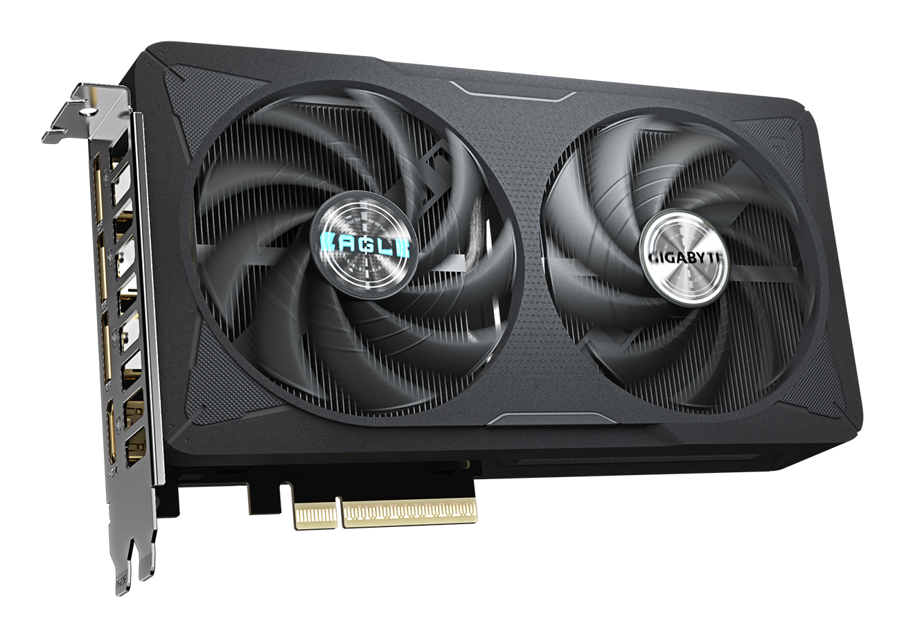 GIGABYTE GeForce RTX 5060 EAGLE OC 8G Scheda Grafica - 8GB GDDR7, 128bit, PCI-E 5.0, 2550 MHz Frequenza core, 3 x DisplayPort, 1 x HDMI, GV-N5060EAGLE OC-8GD