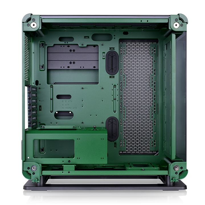 Thermaltake Core P6 TG - Mid tower - SSI CEB - Seitenteil mit Fenster (gehrtetes Glas)