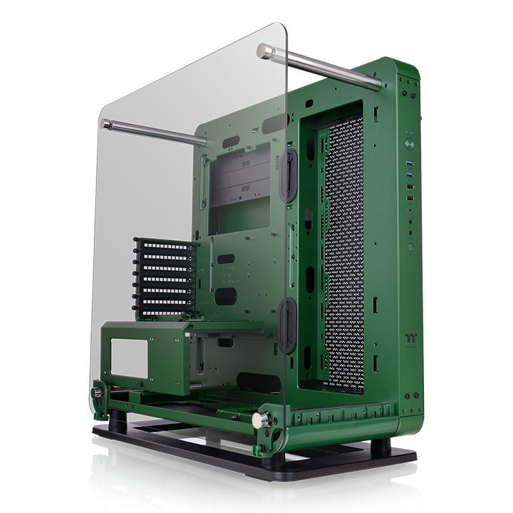 Thermaltake Core P6 TG - Mid tower - SSI CEB - Seitenteil mit Fenster (gehrtetes Glas)