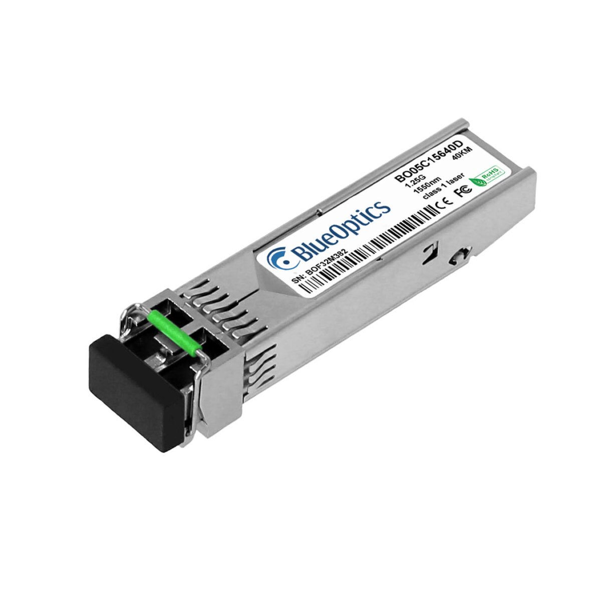 BlueOptics SFP-1G-EX-SG-BO red modulo transceptor Fibra �ptica 1250 Mbit/s