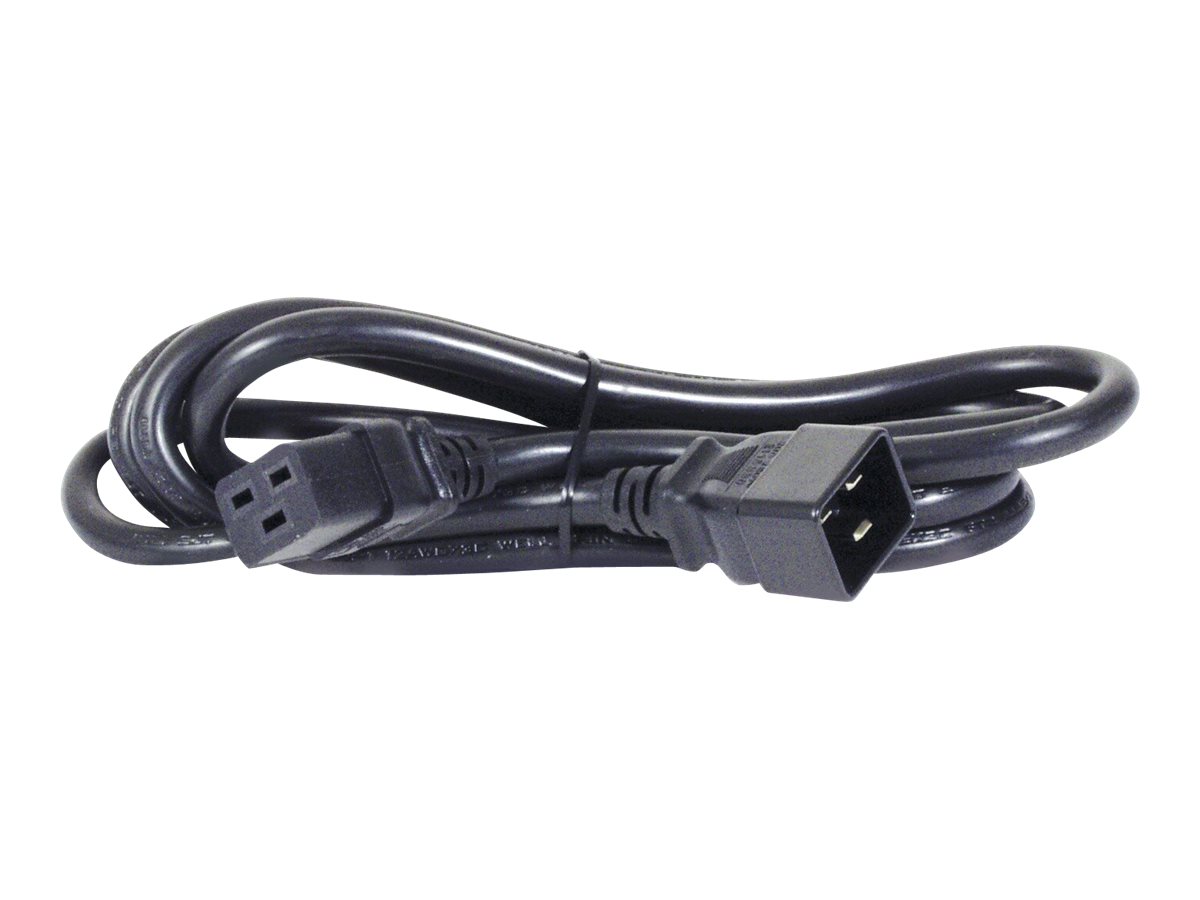 APC PWR Cord C19 - C20, 0.6 m Noir 0,6 m Coupleur C19 Coupleur C20