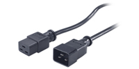 APC PWR Cord C19 - C20, 0.6 m Noir 0,6 m Coupleur C19 Coupleur C20