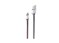 shiverpeaks BS14-50096 cable USB 0,9 m USB 2.0 USB A Micro-USB B Rojo