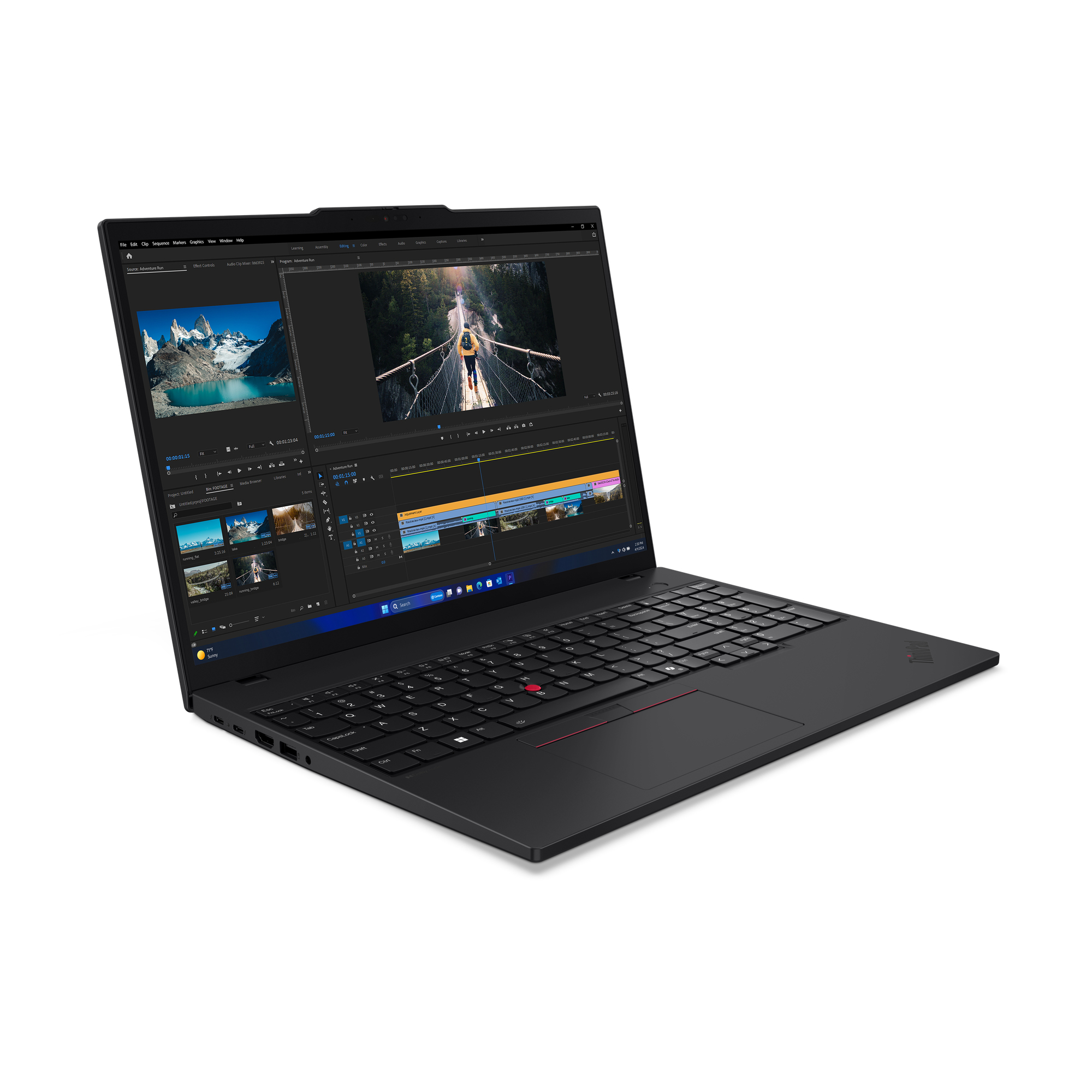 Lenovo ThinkPad T16 Intel Core Ultra 5 125U Computer portatile 40,6 cm (16) WUXGA 16 GB DDR5-SDRAM 512 GB SSD Wi-Fi 6E (802.11ax) Windows 11 Pro Nero