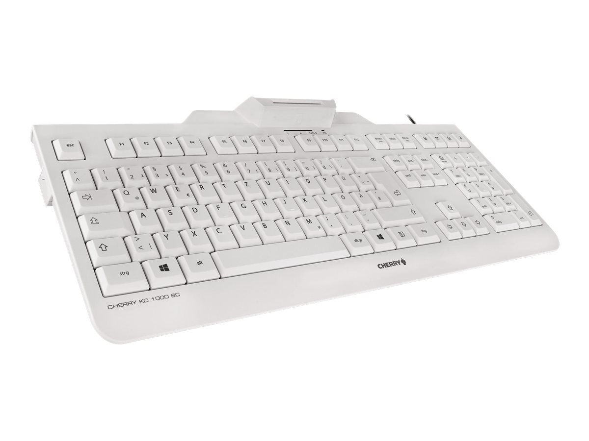CHERRY KC 1000 SC clavier USB QWERTY Anglais britannique Gris