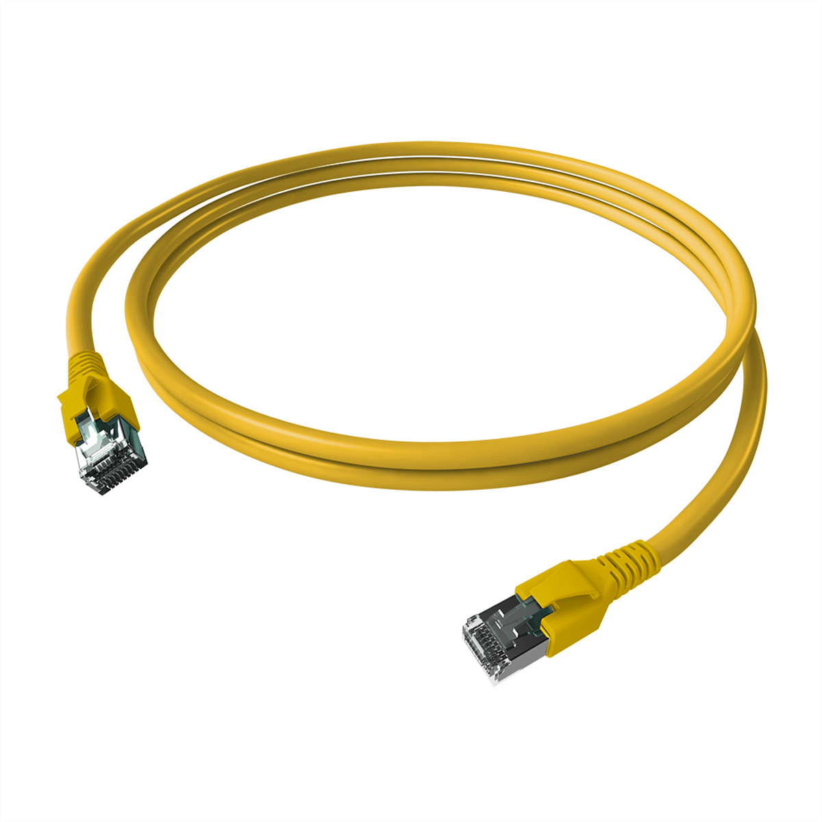 EasyLan FlexBoot Patchkabel Kat.6A S/FTP gelb 2.00m - FTP - SFTP