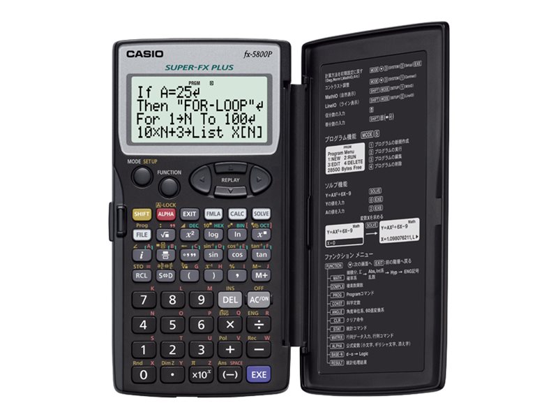 Casio FX-5800P  Casio FX-5800P calcolatrice Tasca Calcolatrice
