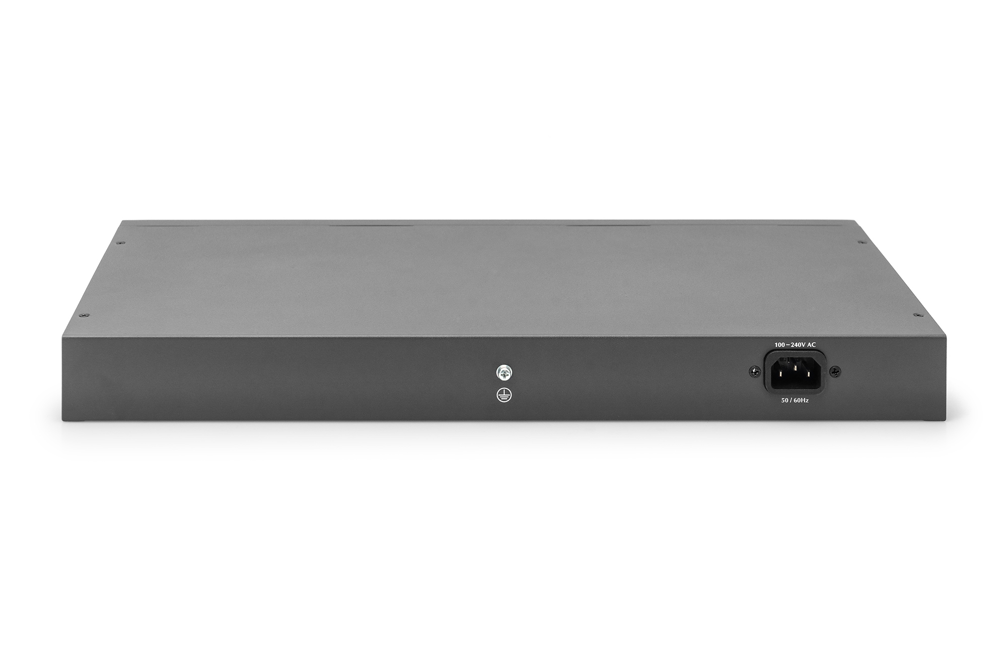 DIGITUS 24-Port Gigabit Netzwerkswitch, 19 Zoll, unmanaged, 2 Uplink Ports, SFP