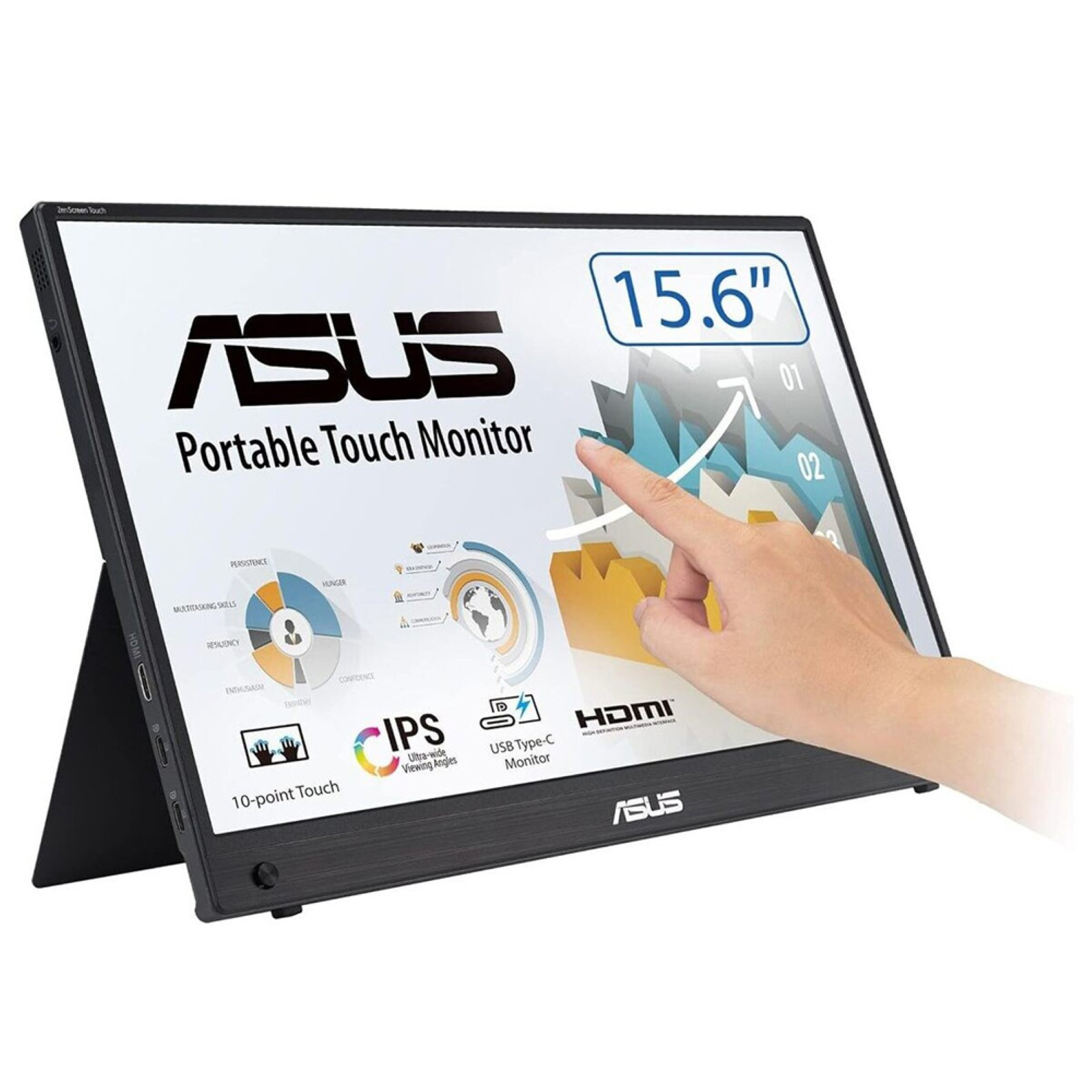ASUS ZenScreen Touch MB16AHT - LED-Monitor - 40.6 cm (16)