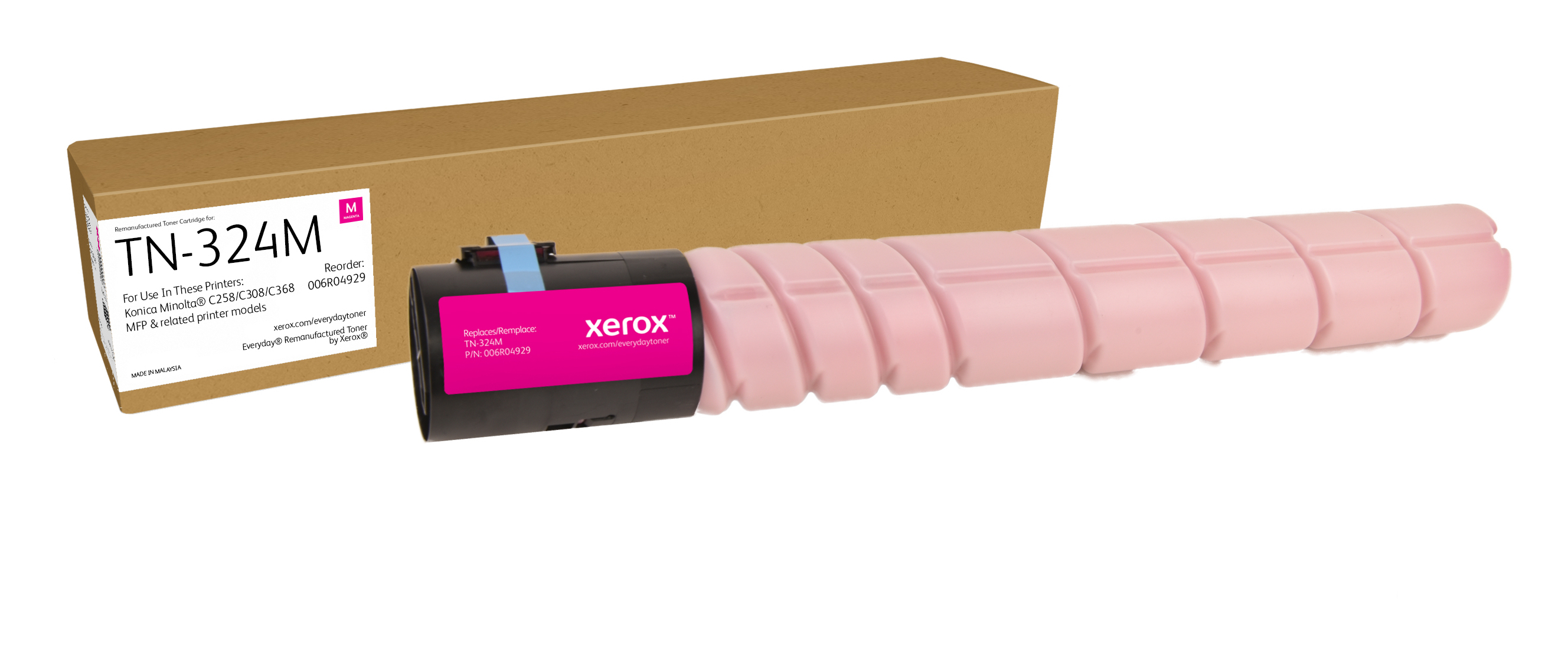 Everyday Remanufactured Everyday Magenta Remanufactured Toner by Xerox compatible with Konica Minolta A8DA330 (A8DA330), Standard capacity