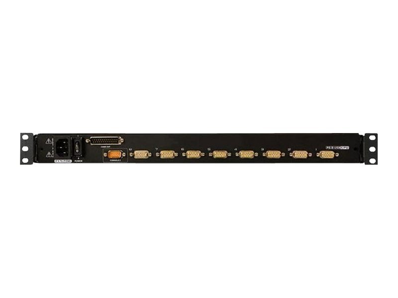 ATEN CL5708M commutateur �cran, clavier et souris Grille de montage Noir
