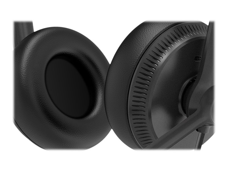 Yealink UH34 Dual Teams Auricolare Cablato A Padiglione Ufficio USB tipo A Nero