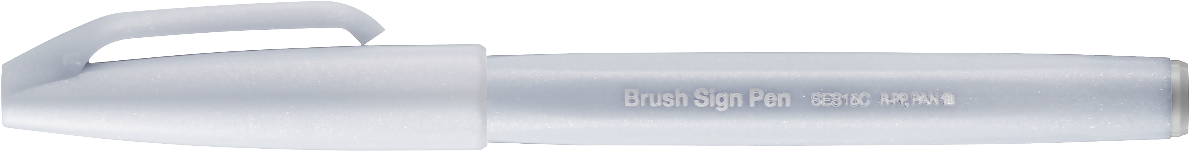 Pentel Brush Sign marcatore Fine Grigio chiaro 1 pz