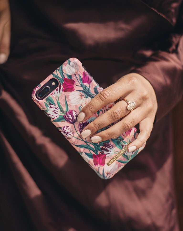 iDeal of Sweden PRINTED custodia per cellulare 15,8 cm (6.2) Cover Rosa, Viola, Bianco